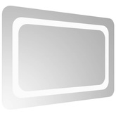 vidaXL Lustro łazienkowe z LED, 60x40 cm model standard