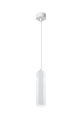 Lampa wisząca biała naświetlacz Tuba 31-77684