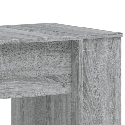 Biurko, szary dąb sonoma, 140x50x75 cm, materiał drewnopochodny vidaXL