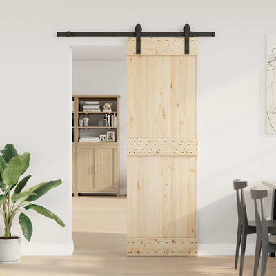 System do montażu drzwi przesuwnych, 152 cm, stal, czarny