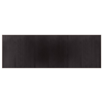 vidaXL Dywan prostokątny, ciemnobrązowy, 100x300 cm, bambusowy