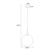 Lampa wisząca K-4887 z serii FARO