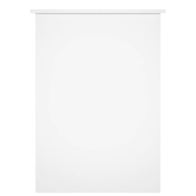vidaXL Biurko, białe, 100x55x75 cm, materiał drewnopochodny