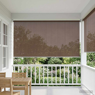 Roleta zewnętrzna 90% blokada UV Ciemnoszary 120 x 230 cm HDPE