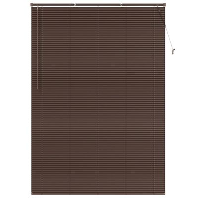 Żaluzja wenecka Ciemnobrązowy ze wzorem 213 x 160 cm 25 mm PVC