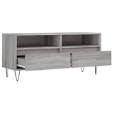 vidaXL Szafka pod TV, szary dąb sonoma, 100x34,5x44,5 cm model standard