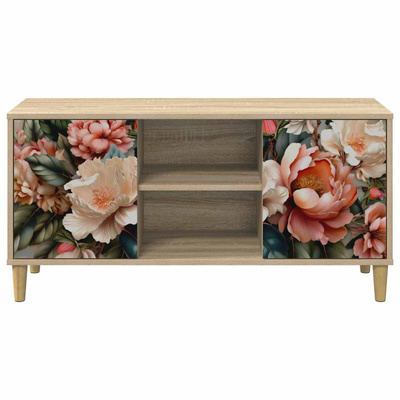 Szafka pod telewizor BORNE 102 x 33 x 50 cm Sonoma