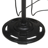 Lampa stojąca, 25 W, postarzany niebieski, 25x25x90/140 cm, E27