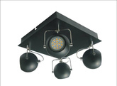 Lampa Candellux 98-25036 Tony 4X3W Led Gu10 czarny