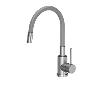 Bateria kuchenna z elastyczną wylewką MAGGIE SZARA