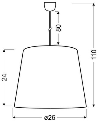 Lampa sufitowa Candellux Tiger 31-94448 E27 złoty
