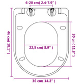 Deska sedesowa, wolnoopadająca, z szybkozłączem, biała