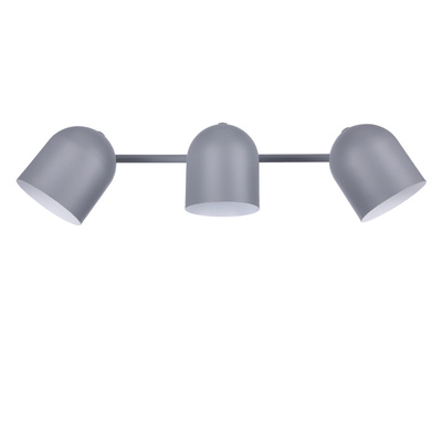 Lampa ścienna candellux azuro 93-63229 listwa e27 szary mat