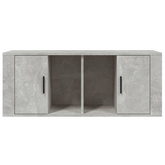 vidaXL Szafka pod TV, szarość betonu, 100x35x40 cm model standard