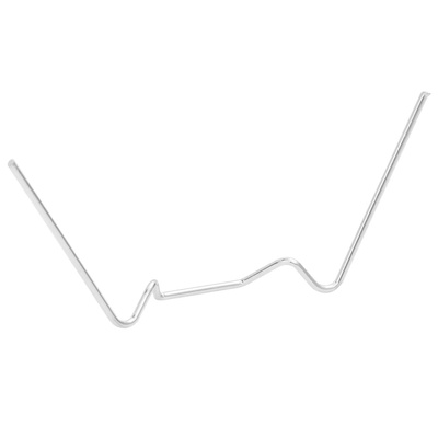 Spinki do szklarni, 100 szt., w kształcie W, stal galwanizowana