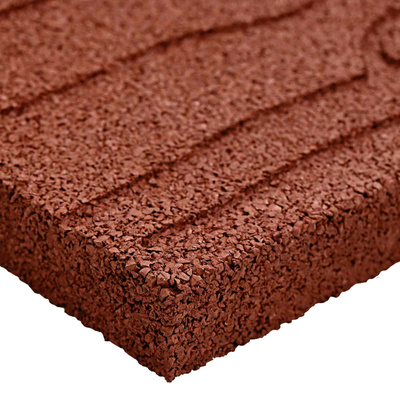 Kamień kroczący 6 pcs Czerwony 60,5 x 25 x 2 cm Guma
