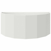 Donica Biały 90 x 45 x 35 cm Stal