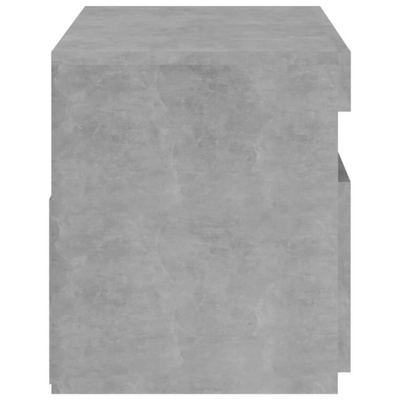 vidaXL Szafka pod TV z oświetleniem LED, szarość betonu, 75x35x40 cm