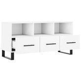 vidaXL Szafka pod TV, biała, 102x36x50 cm, materiał drewnopochodny