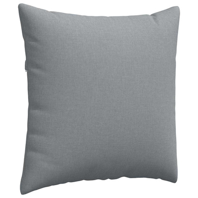 Poduszki na sofę 2 pcs Jasnoszary 80 x 80 cm tkanina