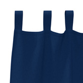 Firany blackout z kółkami 2 pcs Ciemnoniebieski 175 x 140 cm