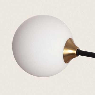Lampa Wisząca nowoczesna 4xG9 Szklane mleczne kule Abruzzo Horhe