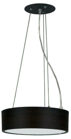 Lampa wisząca z abażurem Zigo nowoczesna LED 16W zimna do salonu