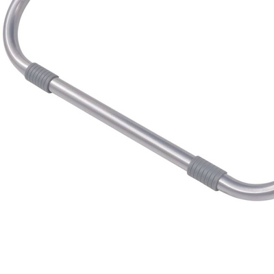 vidaXL Rozkładane leżaki tarasowe, 2 szt., stal, niebieskie