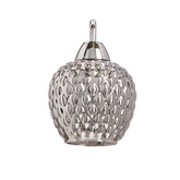 TOBIAS lampa kinkiet chromowy 1x40W E27 klosz dymiony  21-35240 