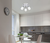 Lampa sufitowa Rico oprawa LED 3-punktowa do salonu metalowa