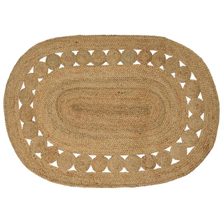 Dywany pokojowe naturalny 100 x 152 cm Juta