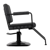 Gabbiano fotel fryzjerski Katania Loft Old Leather czarny 147876