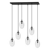 Lampa wisząca ASTRAL 6 BL TRANSPARENT