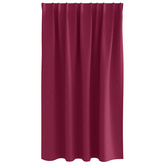Firany blackout z kółkami 2 pcs Czerwone wino 140 x 140 cm