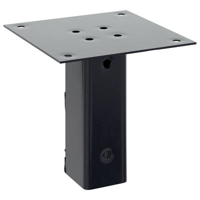Podstawy słupków kwadratowe 4 szt. Stal malowana proszkowo