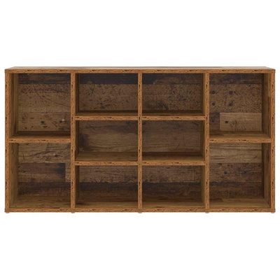 Ławka na buty z półką Stare drewno 103 x 30 x 54,5 cm