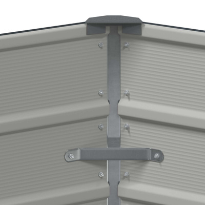 Donica Antracyt 129 x 129 x 45 cm Stal