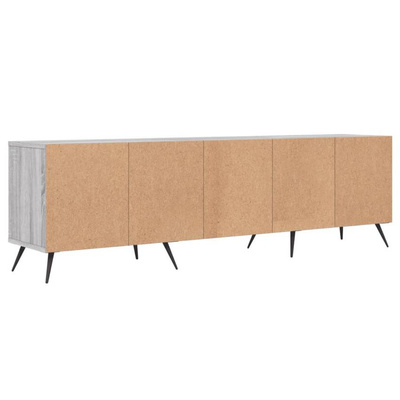 vidaXL Szafka pod TV, szary dąb sonoma, 150x30x44,5 cm