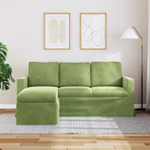 Sofa Jasnozielony 178 x 134 x 80 cm Aksamit