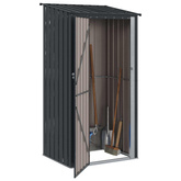 Schowki ogrodowe Antracyt 103 x 86 x 200 cm Metal