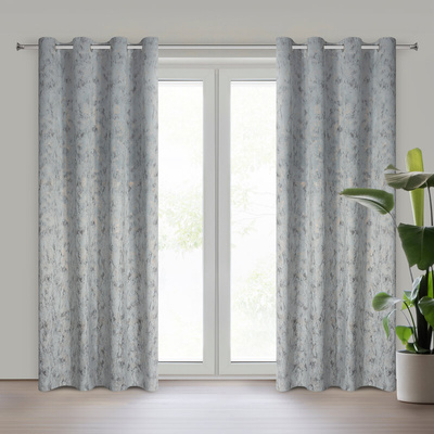 Zasłona Kornelia srebrna 140x250