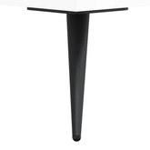 vidaXL Biurko białe z połyskiem, 140x50x75 cm, materiał drewnopochodny model standard