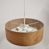 Lampa Wisząca Drewniana ?45cm 3XE27 Abruzzo Bosco