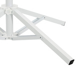 Stojak na parasol Biały Stal dla 25-32 mm Słup