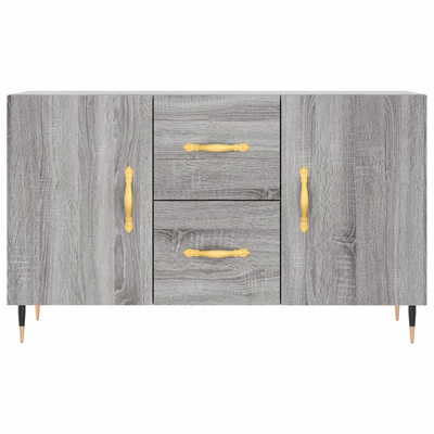 Komoda, szary dąb sonoma, 100x36x60 cm, materiał drewnopochodny vidaXL
