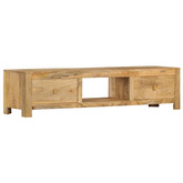 vidaXL Szafka pod TV, 140 x 30 x 32 cm, lite drewno mango