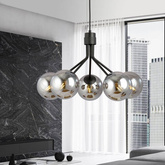 Lampa wisząca NOVA 5 BLACK/GRAFIT
