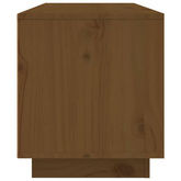 vidaXL Szafka pod TV, miodowy brąz, 80x35x40,5 cm, lite drewno sosnowe model standard