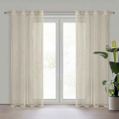 Firana Mirella beżowa 140x250