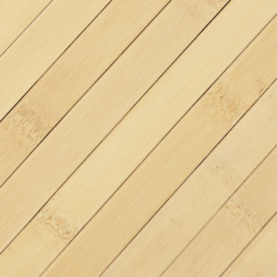 Dywan prostokątny, jasny naturalny, 100x200 cm, bambusowy